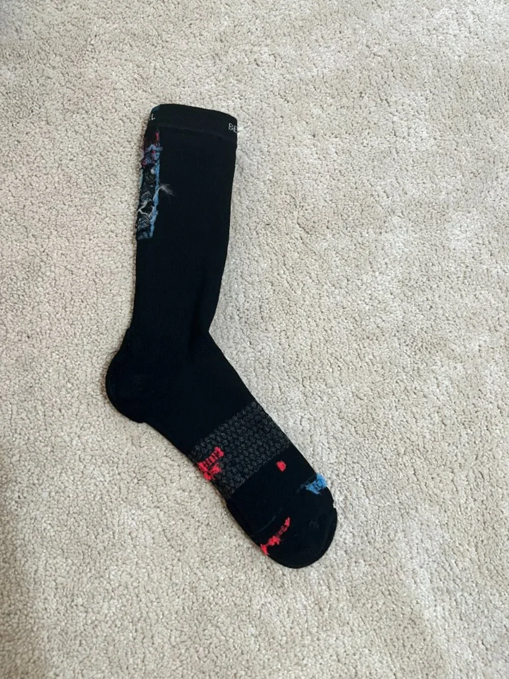 New 3-Pack BOMBAS merino wool Hex Tec Run Midweight Crew Socks Med Unisex Black